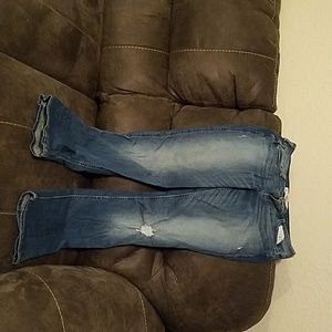 Worn once Hollister jeans size 11 Boot cut